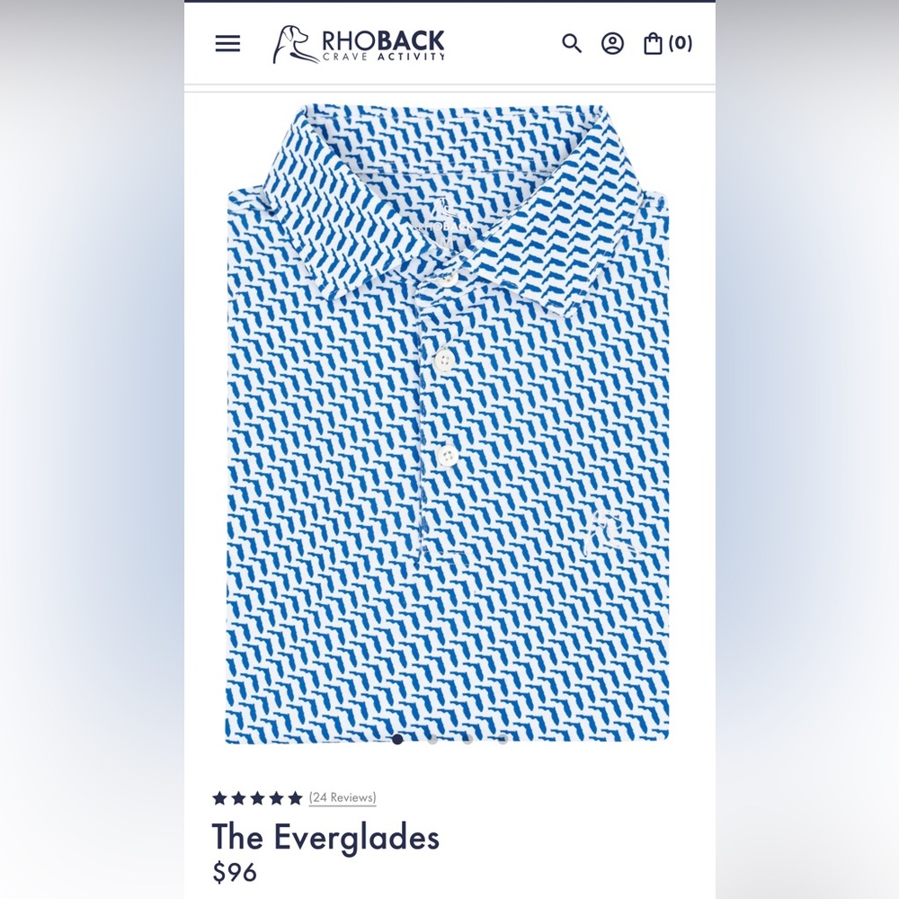 Rhoback Everglades Polo Men XL